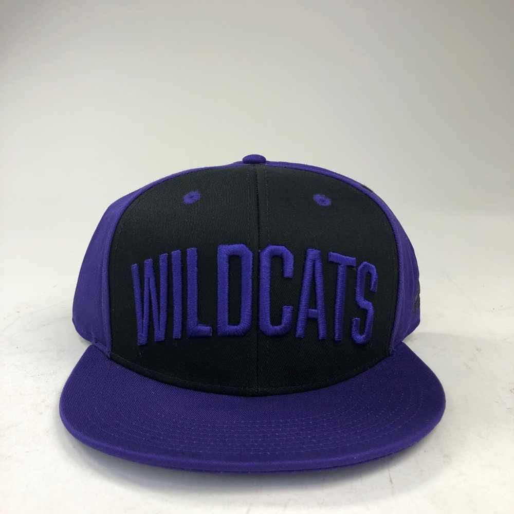 Weber State Wildcats Adidas Flat Brim Snapback Hat